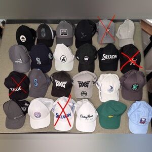Assorted Men's Golf and Baseball Caps